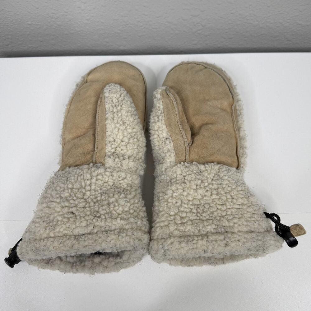 Gordini Men’s Oatmeal Wooly Mittens / Size-Small